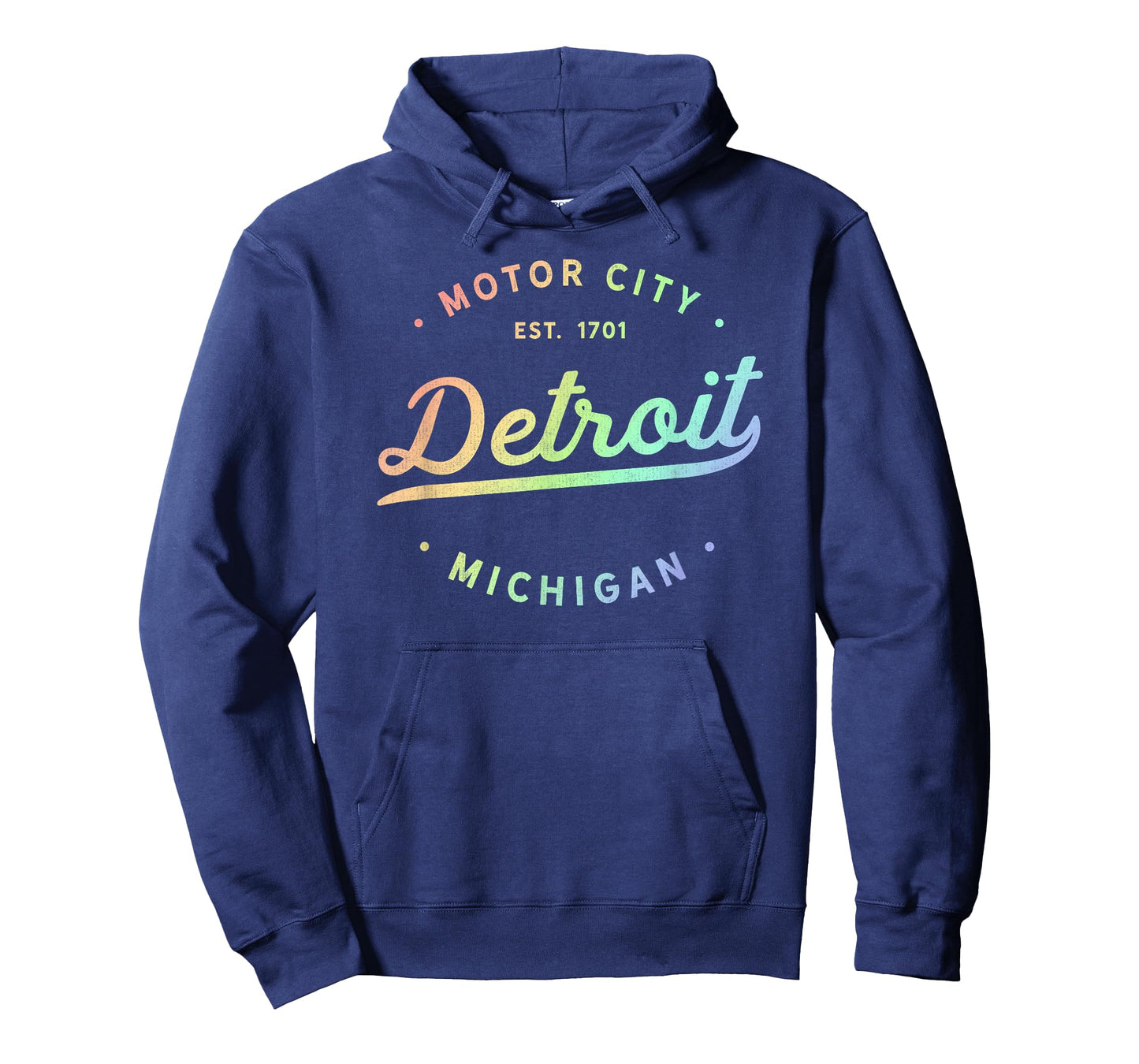 Detroit Michigan Rainbow Sassy Motor City Pride Design T-Shirt