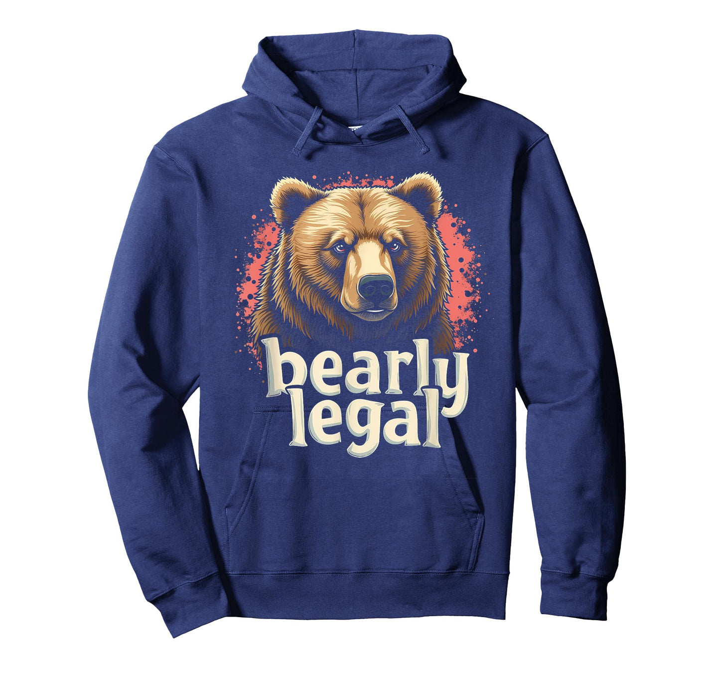 "Bearly Legal" Funny Suggestive Sexy Bear Meme T-Shirt