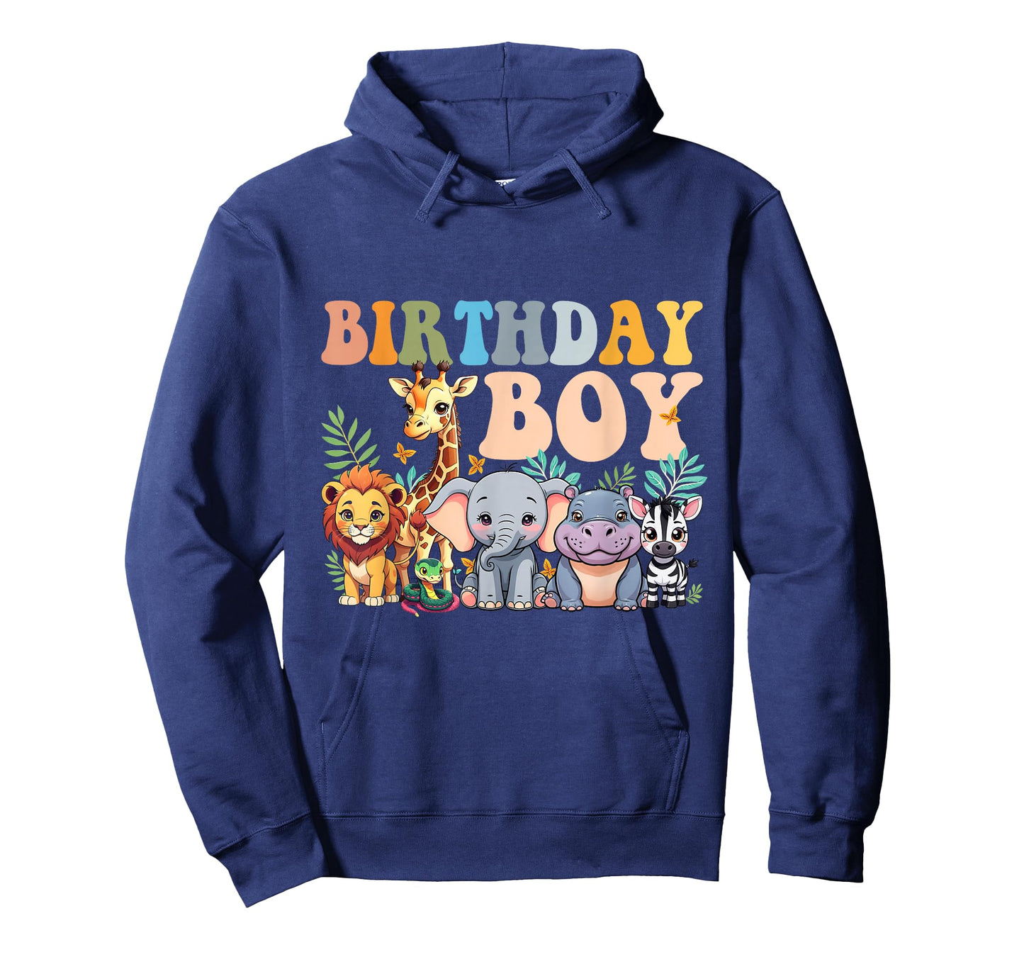 Birthday Boy Kids Safari Squad Zoo Jungle Animal Toddler T-Shirt