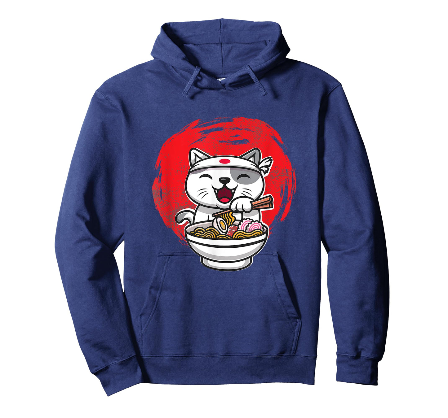 Kawaii cat Japanese Tokyo anime cat eating Ramen T-Shirt