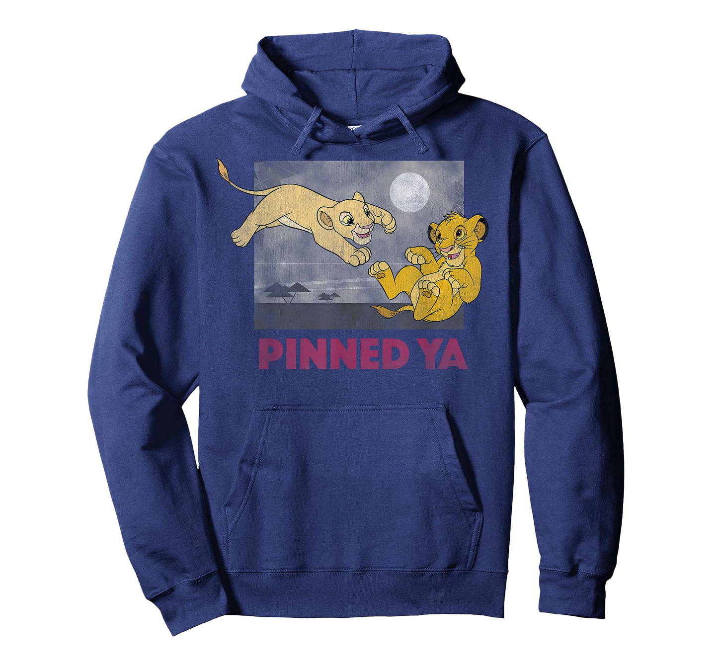 Disney The Lion King Pinned Ya Young Simba & Nala Panel Logo T-Shirt