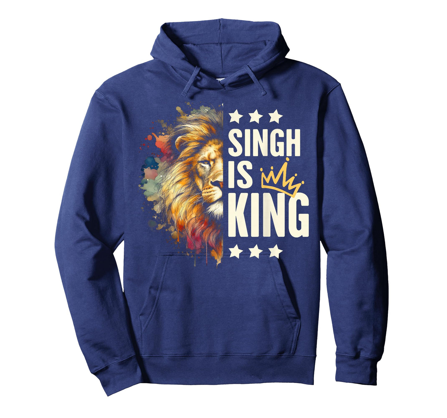 Lion Punjabi Pride Religious Sikh Faith Indian Singh Is King T-Shirt