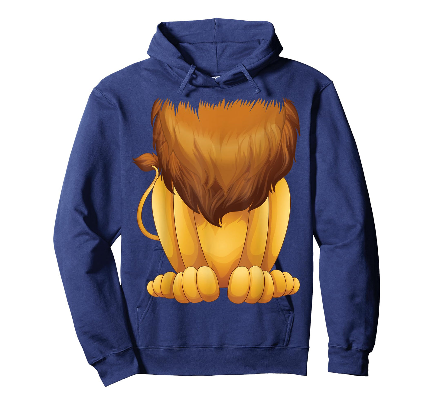 Cute Headless Lion Costume Halloween Funny Big Cat Mane Gift T-Shirt