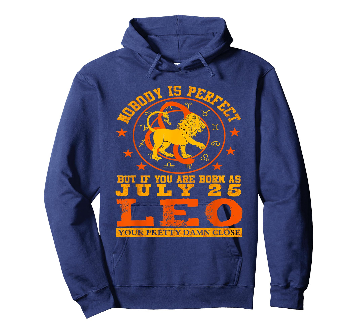 Leo Zodiac Sign July 25 Women Men Lion Birthday Design T-Shirt
