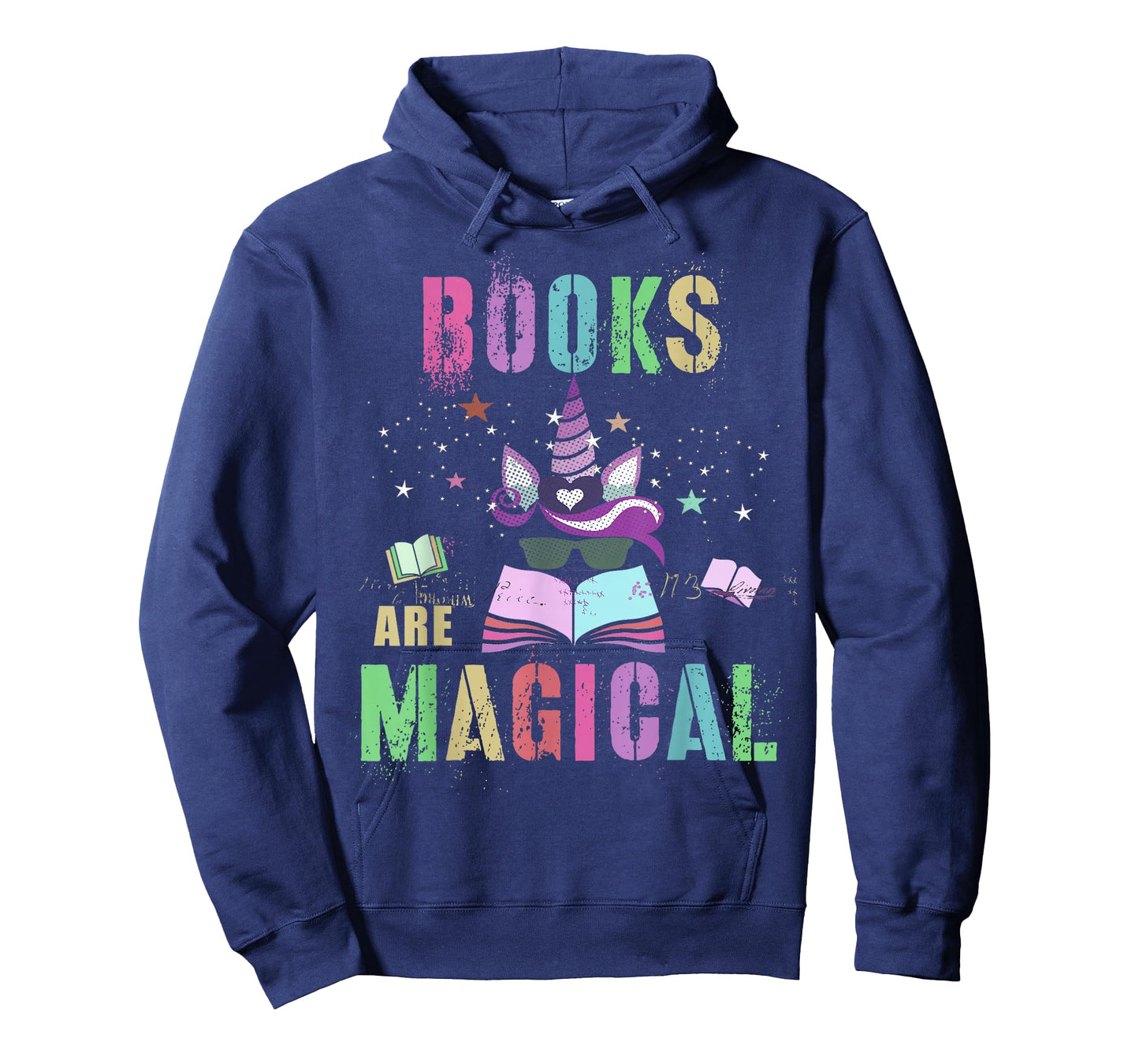 Funny BOOKS ARE MAGICAL I'm Unicorn School Library Squad Mom T-Shirt