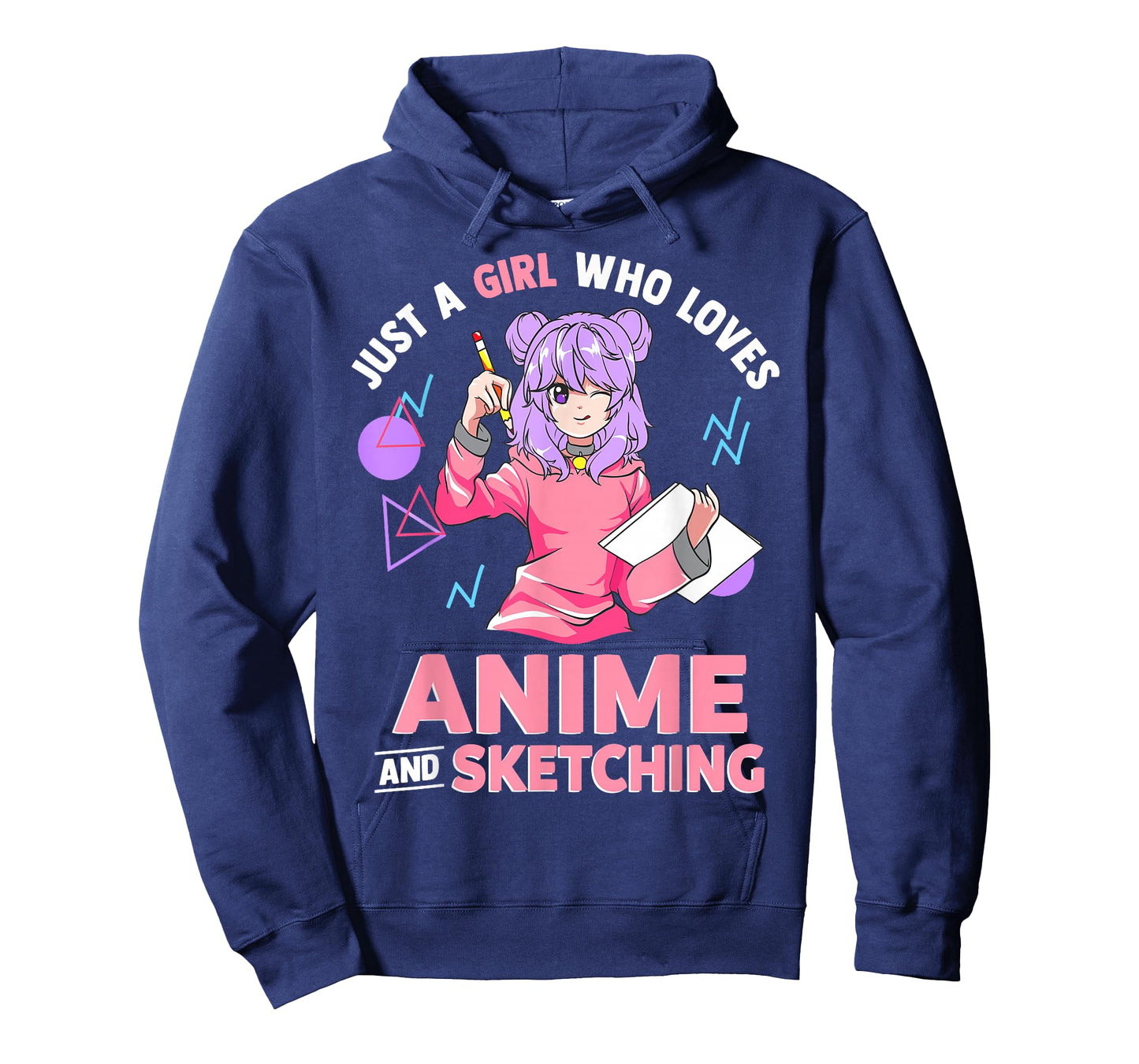 Just A Girl Who Loves Anime and Sketching Short Sleeve T-Shirt