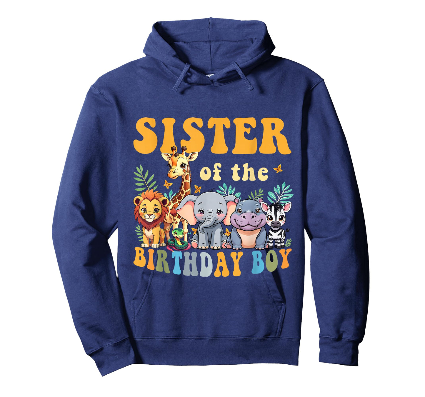 Sister of the Birthday Boy Kid Safari Jungle Animal Matching T-Shirt