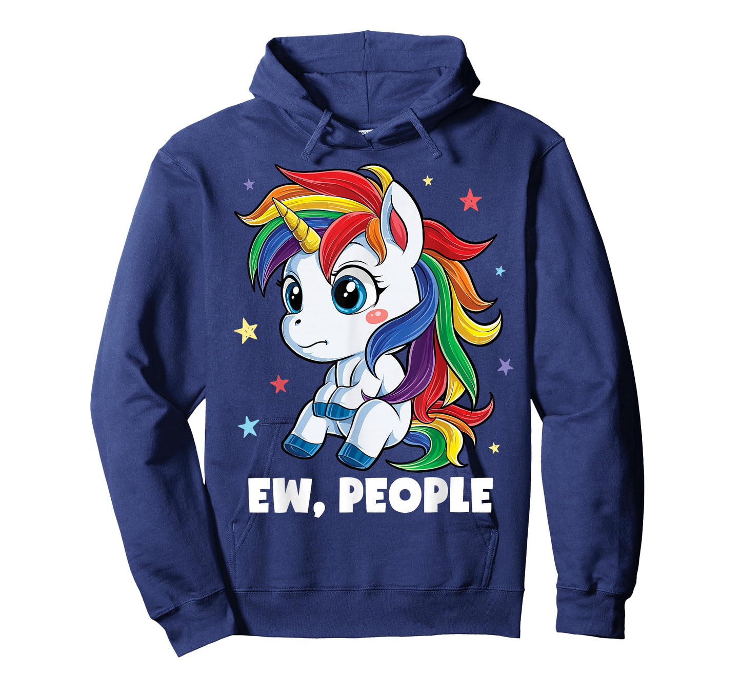 Unicorn Ew People Girls Kids Funny Rainbow Unicorns T-Shirt