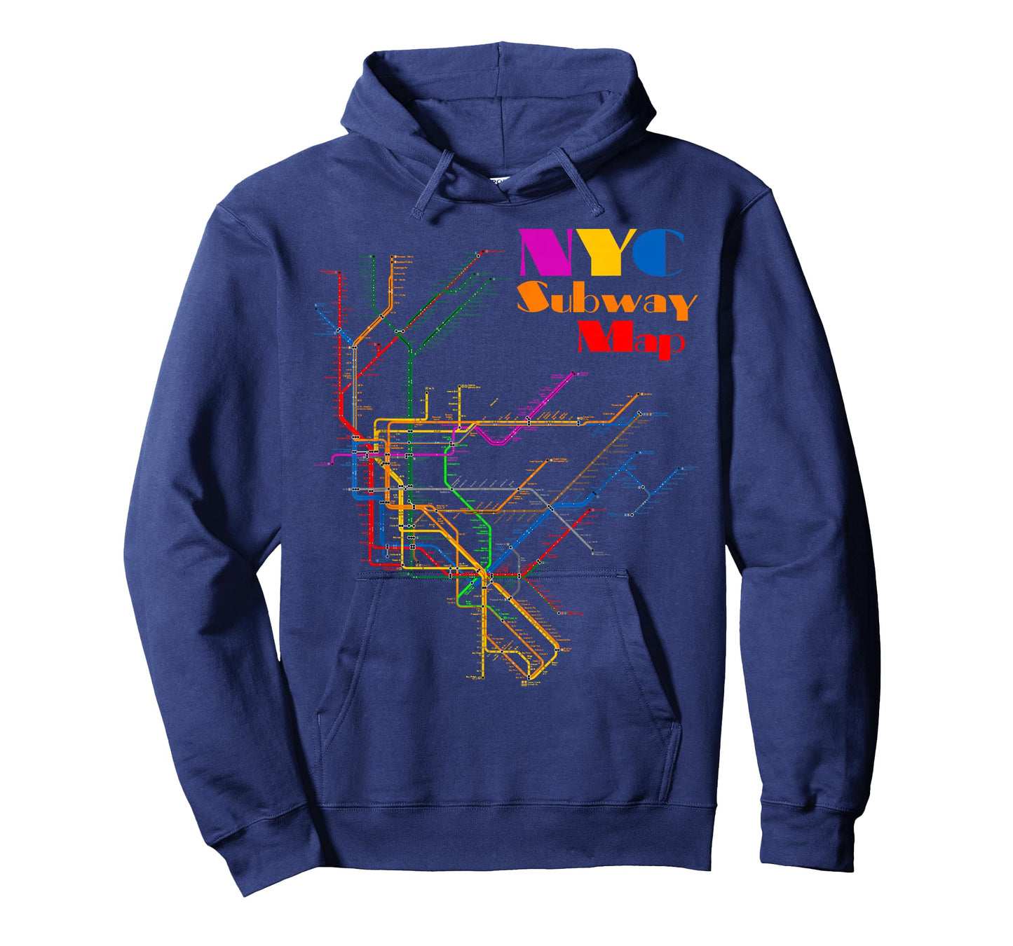 New York City Subway Map Shirt NYC Metro Map T-Shirt Gift T-Shirt