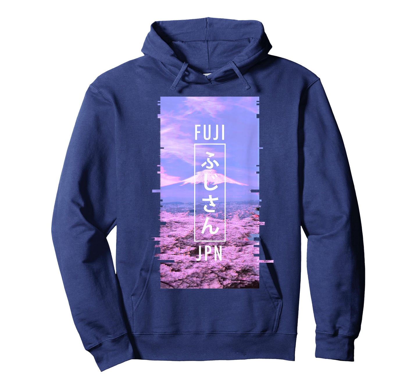 Mt Fuji Japan Glitch Art - Japanese Otaku Vaporwave T-Shirt