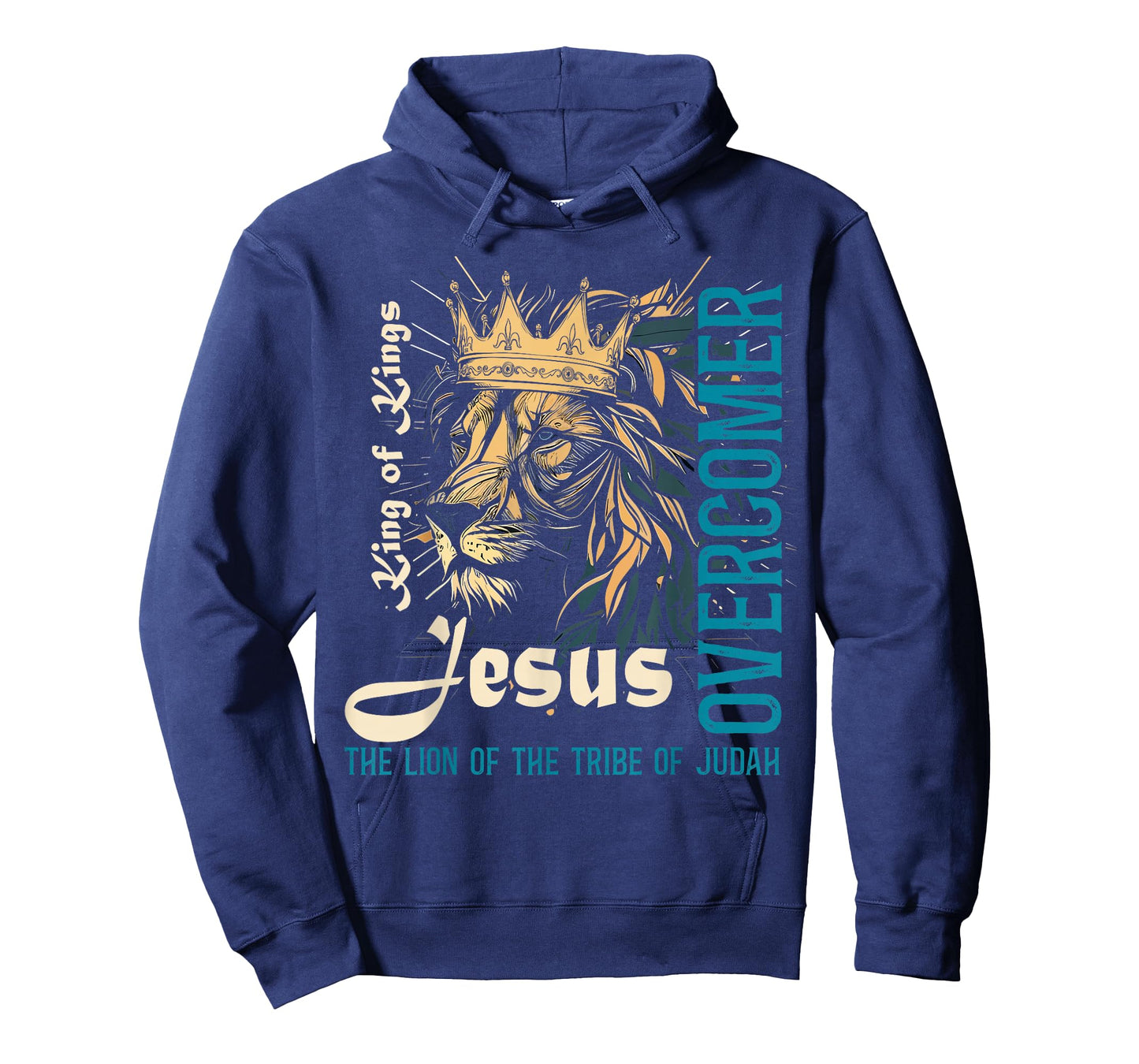 Jesus is King Lion of Judah Bible Faith Graphic Christian T-Shirt