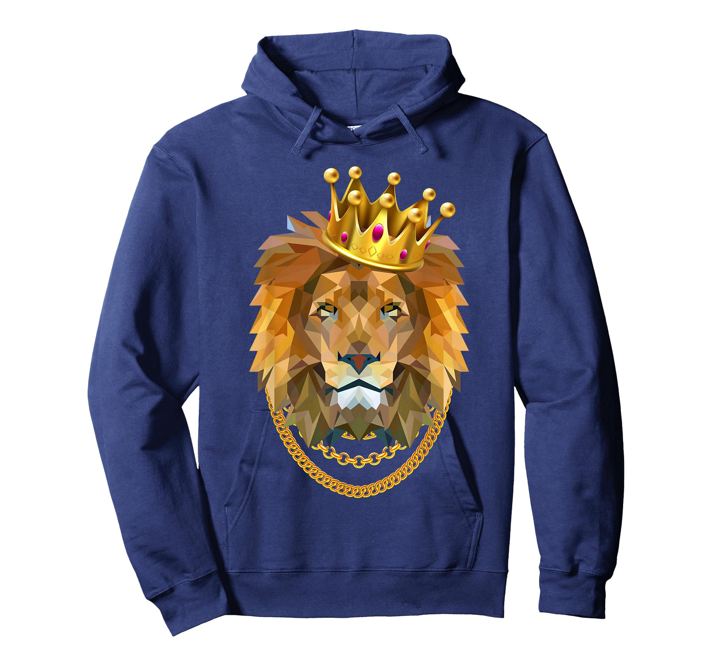 Lion Gangster Golden Crown King T-Shirt