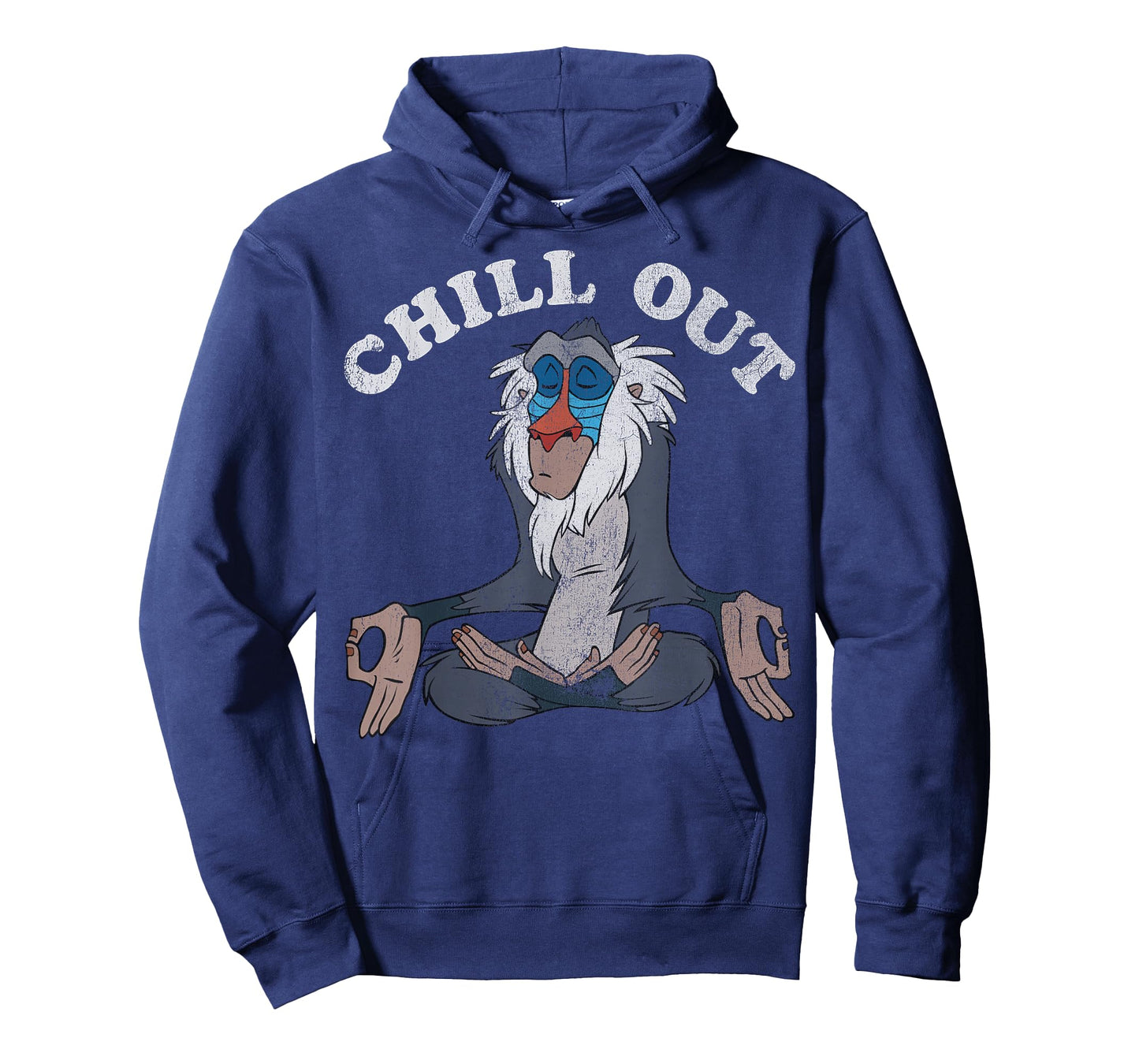 Disney Lion King Rafiki Chill Out Meditation Graphic T-Shirt