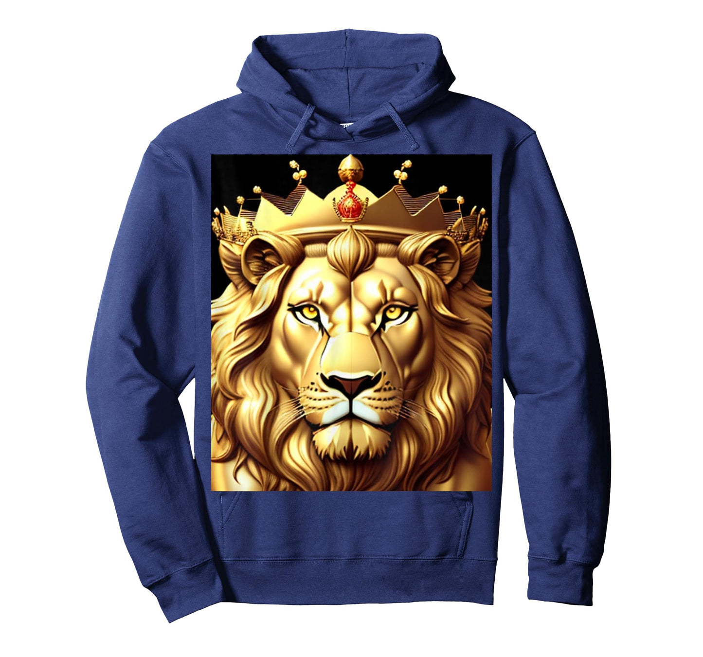 Crown King Lion Men Women Boys Girls Kids Teens Lion T-Shirt