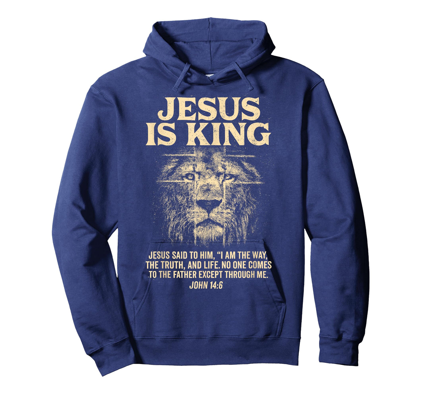 Retro Jesus is King Faith Bible Verse Gift for Men Women Kid T-Shirt