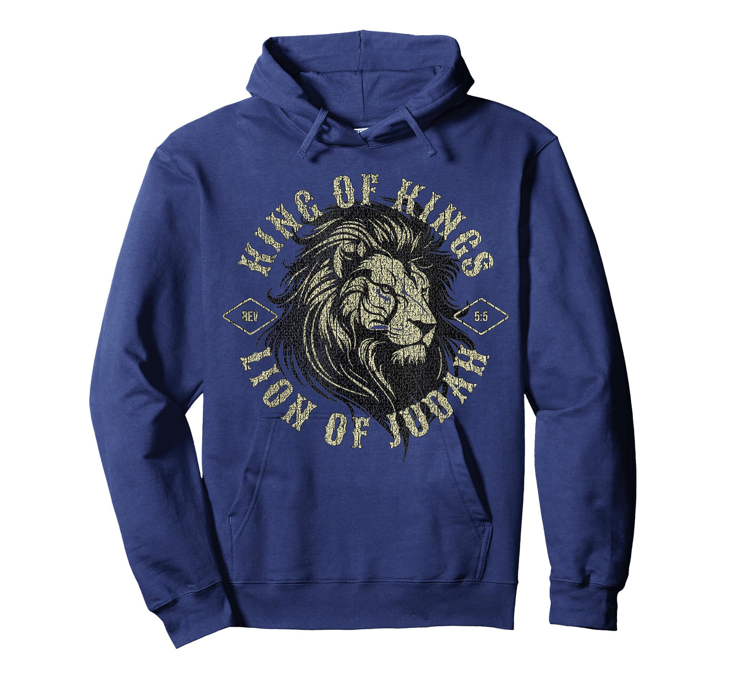 King of Kings Lion of Judah Christian Faith Religious Design T-Shirt