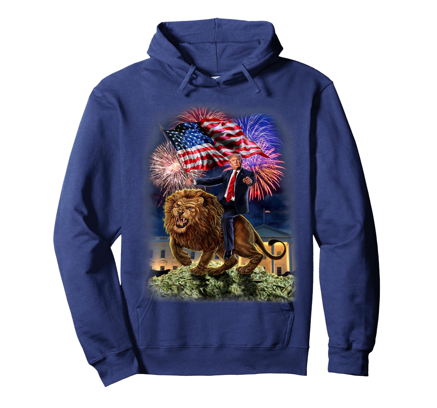 T-Shirt - Republican President Donald Trump Riding War Lion