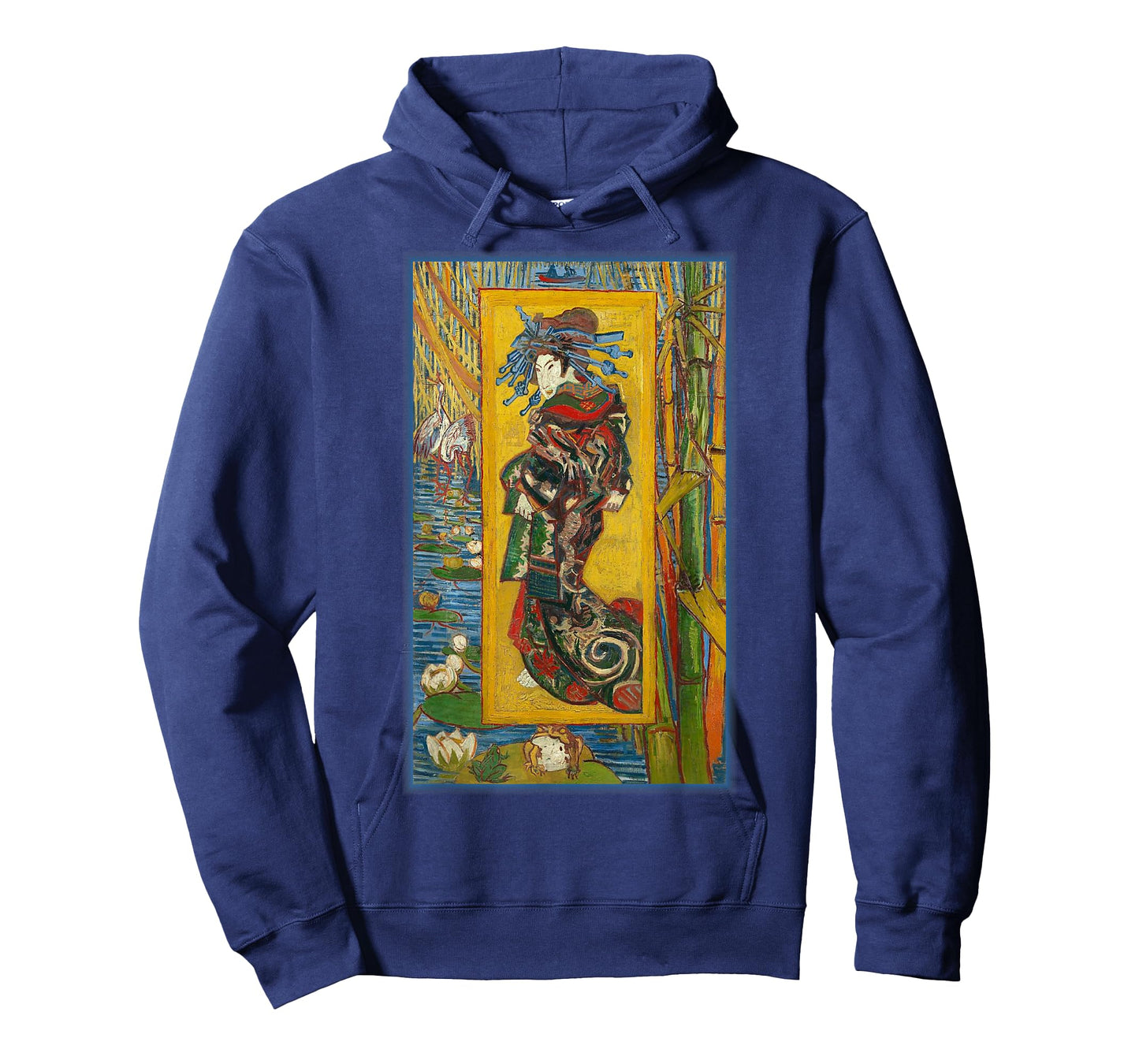 Courtesan Van Gogh Japanese Impressionist Painting T-Shirt