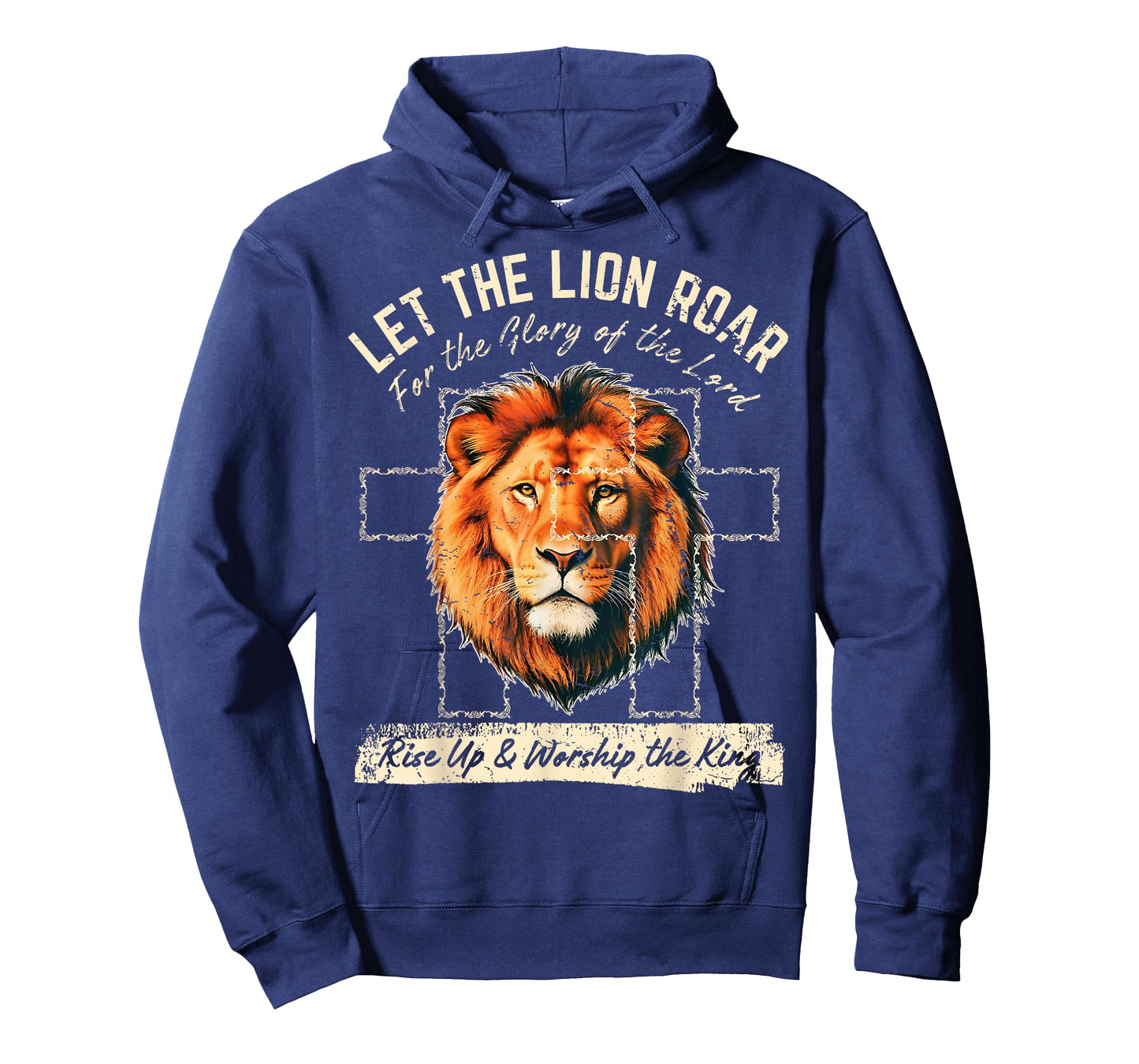 LET The Lion Roar – Christian Faith Lion. Graphic Tee T-Shirt