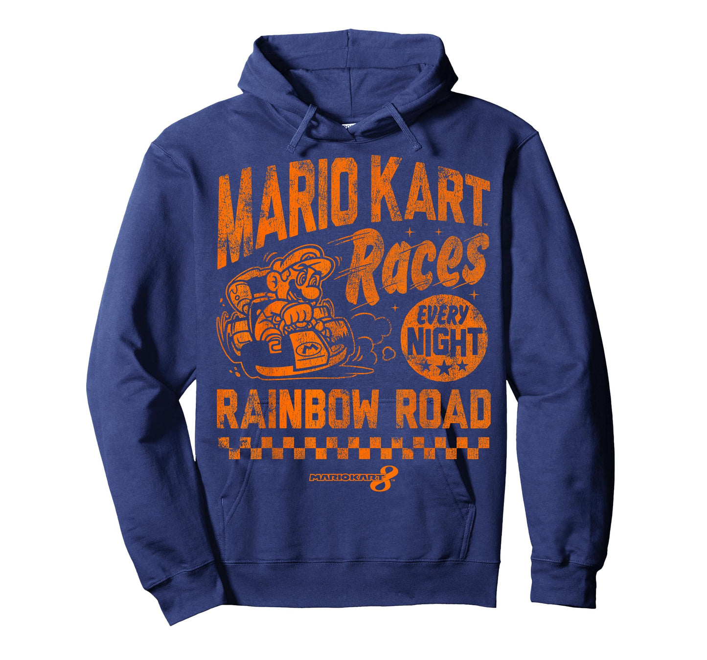 Nintendo Mario Kart Rainbow Road Vintage Graphic T-Shirt T-Shirt