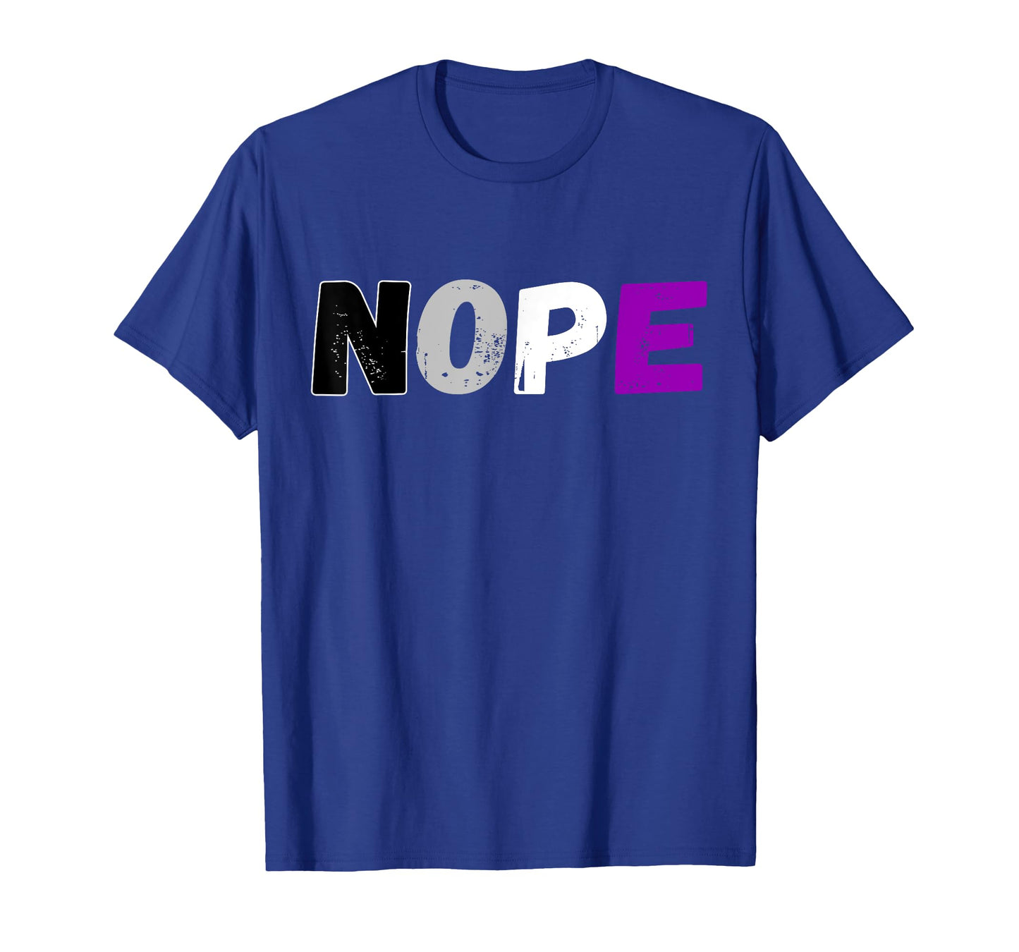 Asexual Nope Flag Ace LGBT Pride Asexuality Flag Aromantic T-Shirt