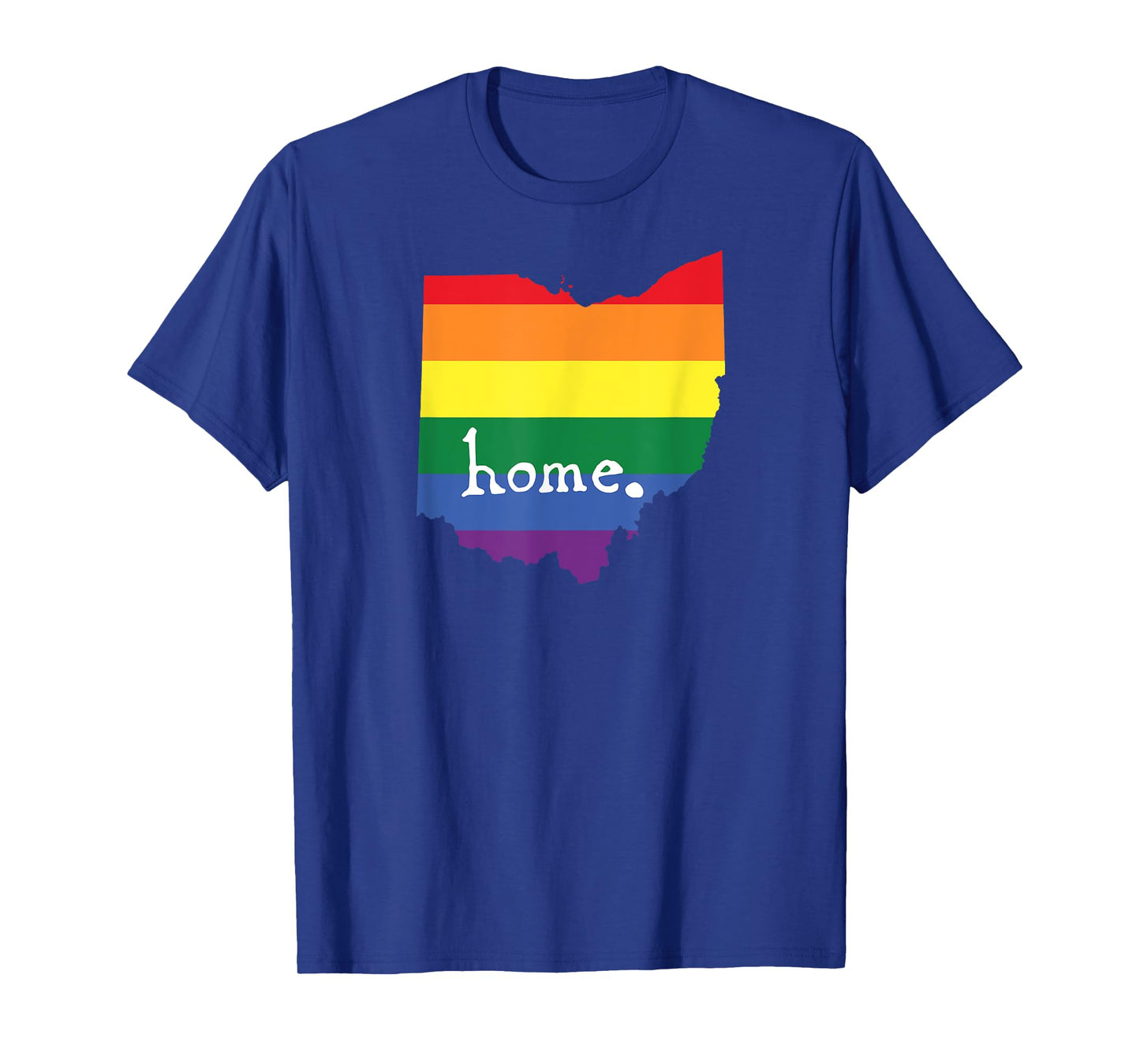 Ohio Gay Pride - LGBT Rainbow Home State T-Shirt