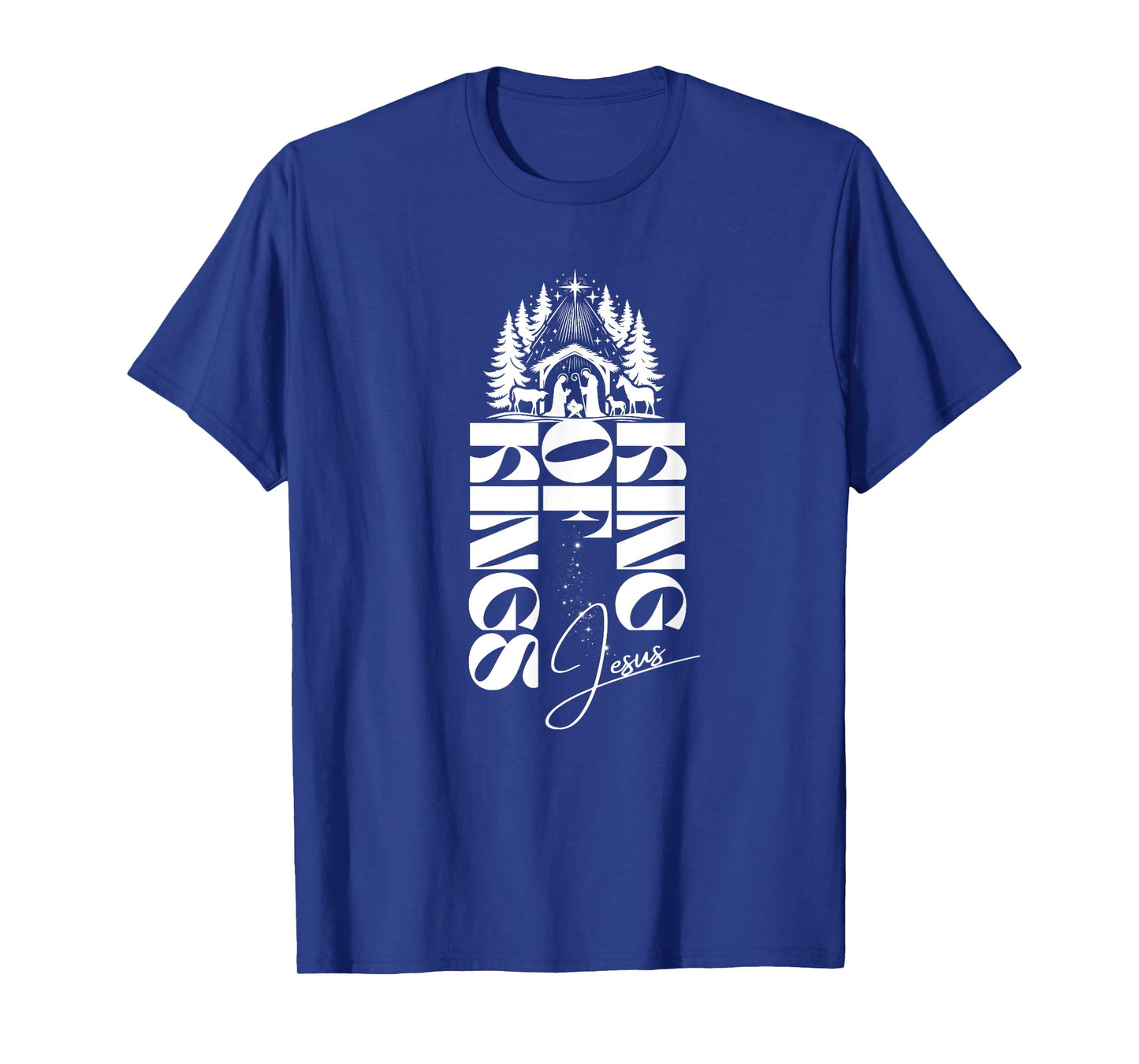 Nativity Jesus King of Kings Christmas T-Shirt
