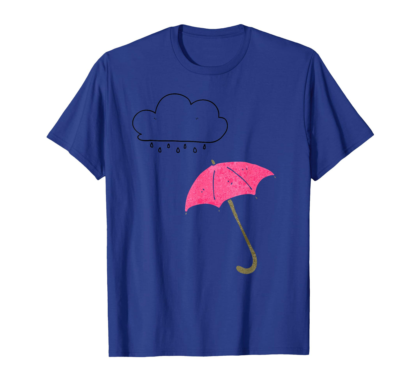 RAIN CLOUD WITH PINK UMBRELLA T-SHIRT T-Shirt