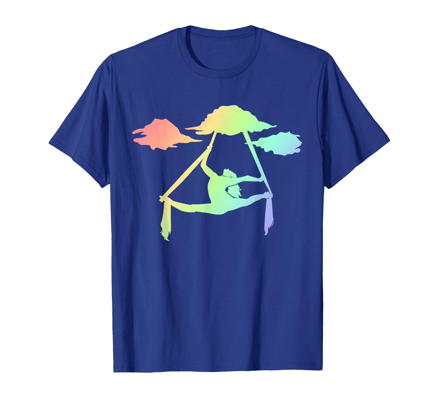 Aerial Silks Rainbow Tshirt Girls, Trapeze Artist Outfits T-Shirt