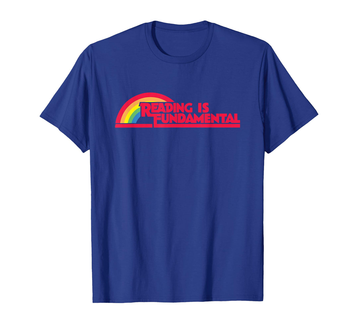 Reading is Fundamental Gay Rainbow T-Shirt Small