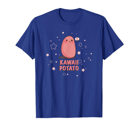 Kawaii Potato Cute Star T-shirt T-Shirt