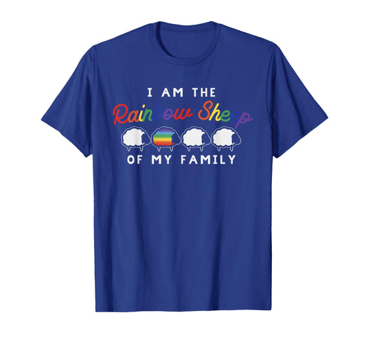 I Am Rainbow Sheep of My Family Shirt LGBT Gay Lesbian Pride T-Shirt