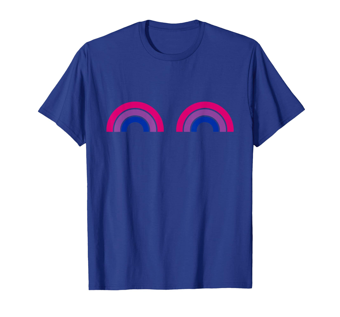 Bisexual Rainbow Boobs - Funny Bi Pride - LGBT Pride T-Shirt