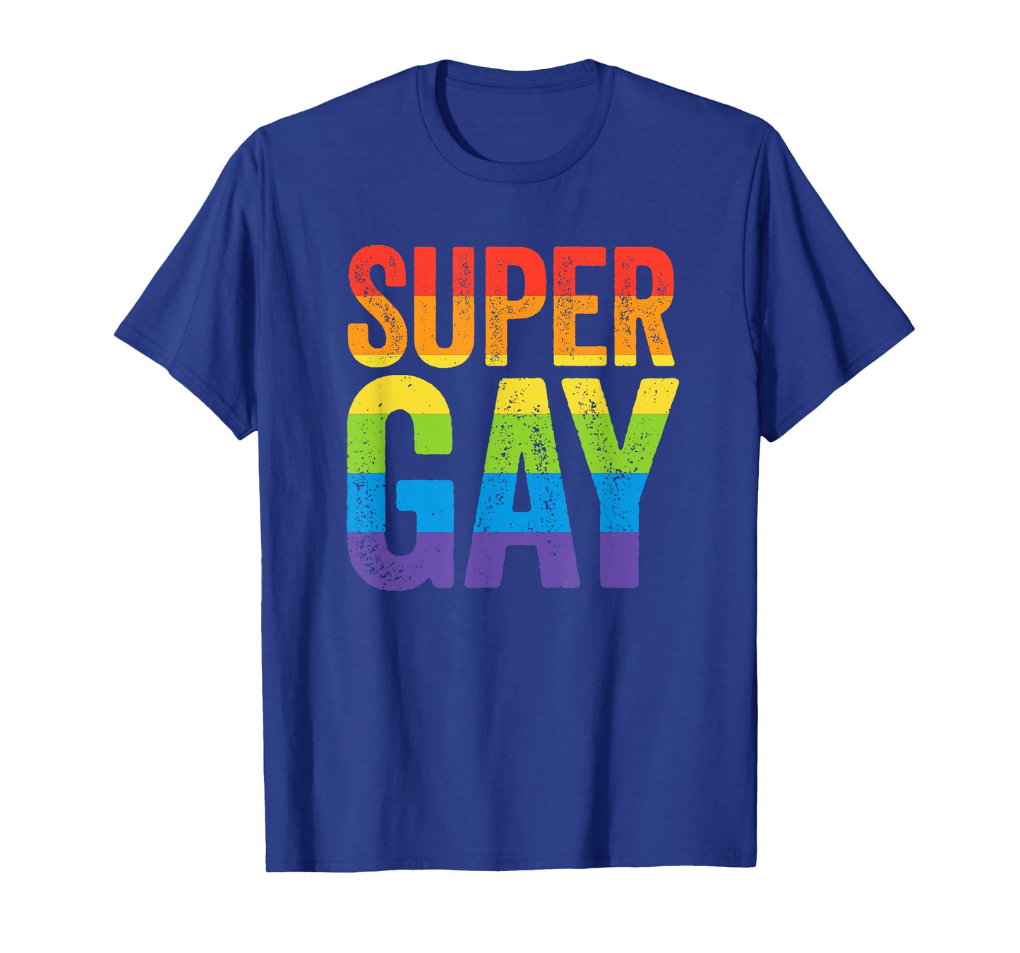 Super Gay T Shirt - LGBT Pride Rainbow Flag Gay Lesbian T-Shirt