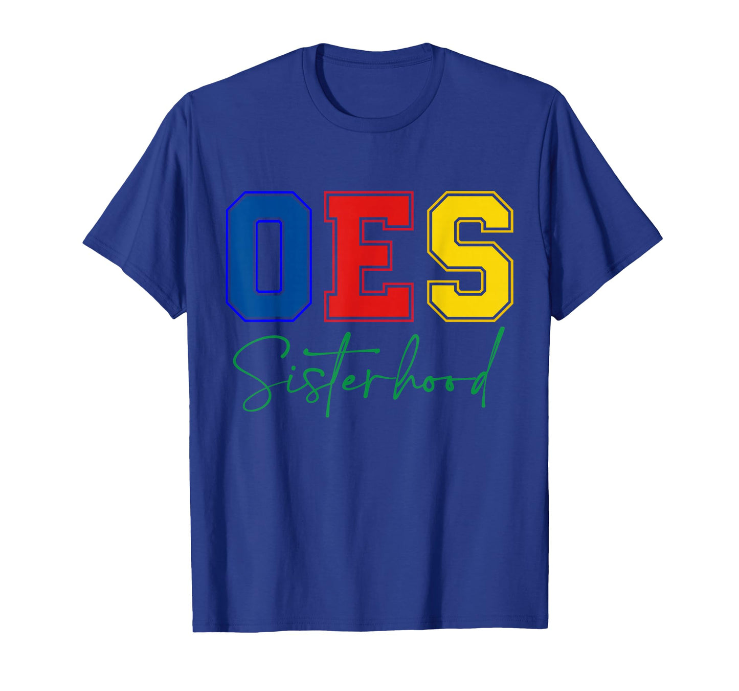 OES Sisterhood Order of The Eastern Star Colors Christmas T-Shirt
