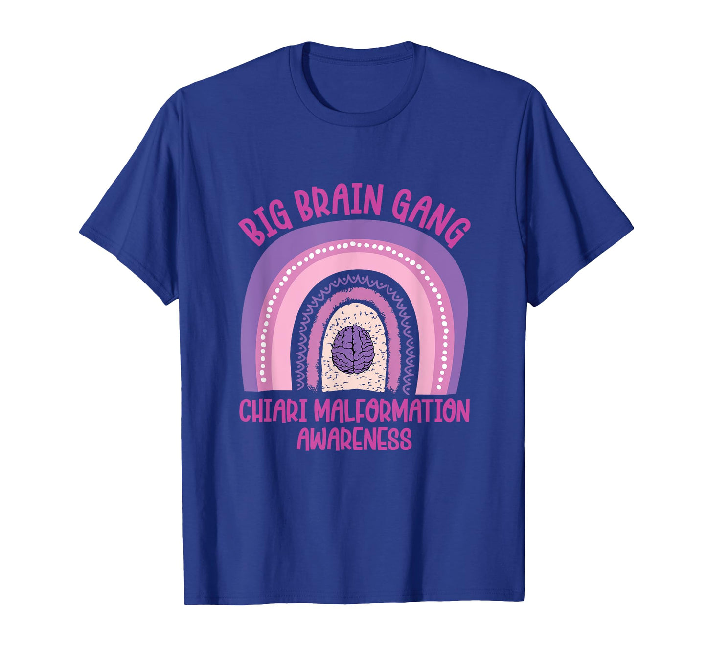 big brain gang Arnold Chiari Malformation awareness T-Shirt