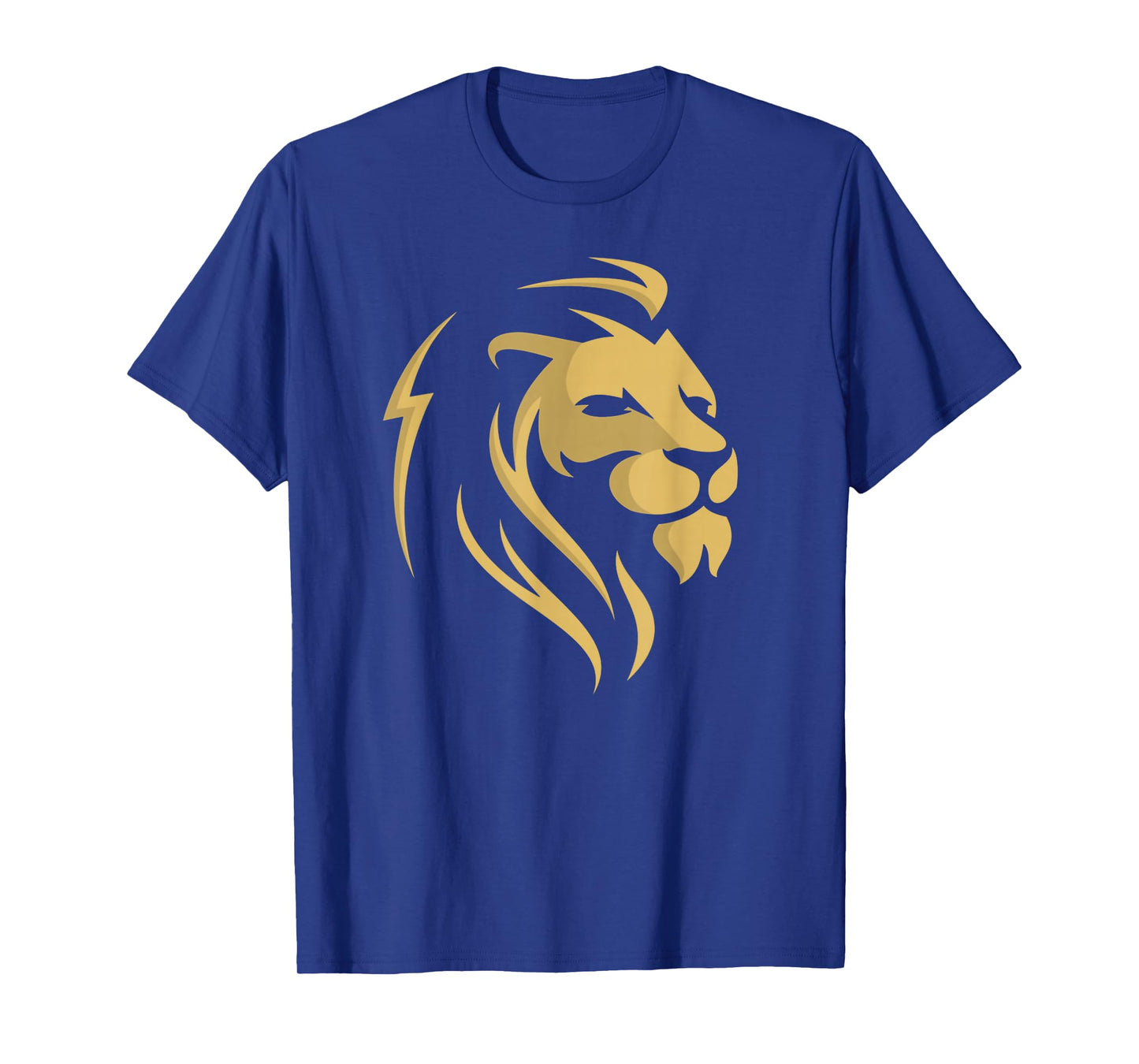 Gold Lion Head Logo for Boy Girl Kids T-Shirt