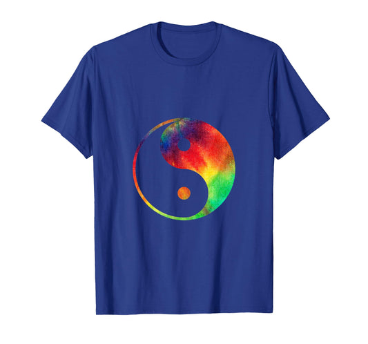 Tie Dye Yin Yang Tie Dyed Peace Symbol Inner Peace T Shirt T-Shirt