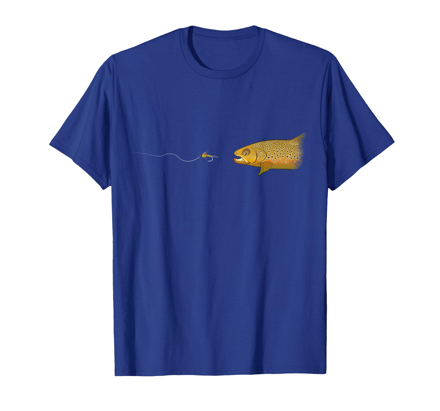 Fly Fishing Brown Trout Dry Fly Tying Fisherman T-Shirt