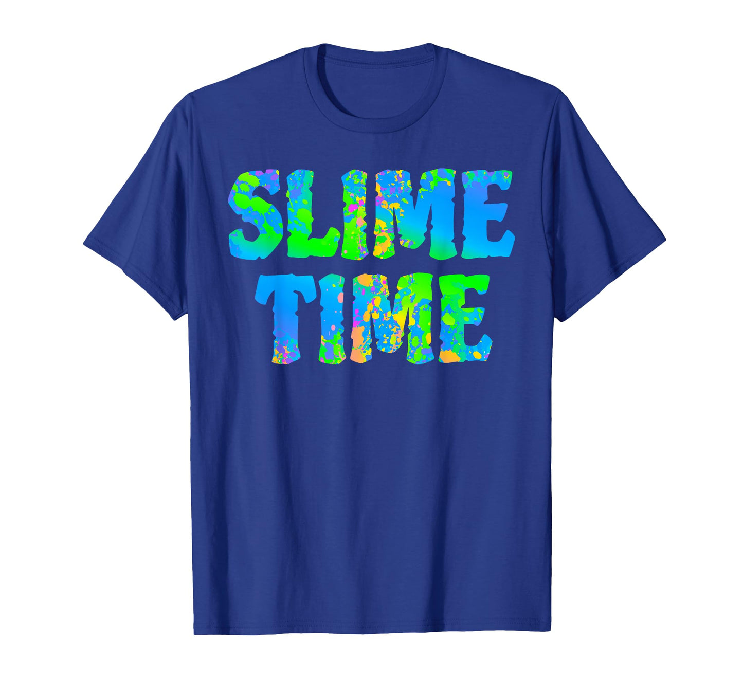 Slime Time T Shirt Funny Trendy Blue Kids Boys Girls Gift T-Shirt