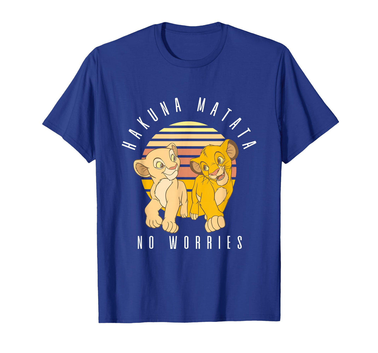 Disney The Lion King Simba and Nala Cute Sunset T-Shirt