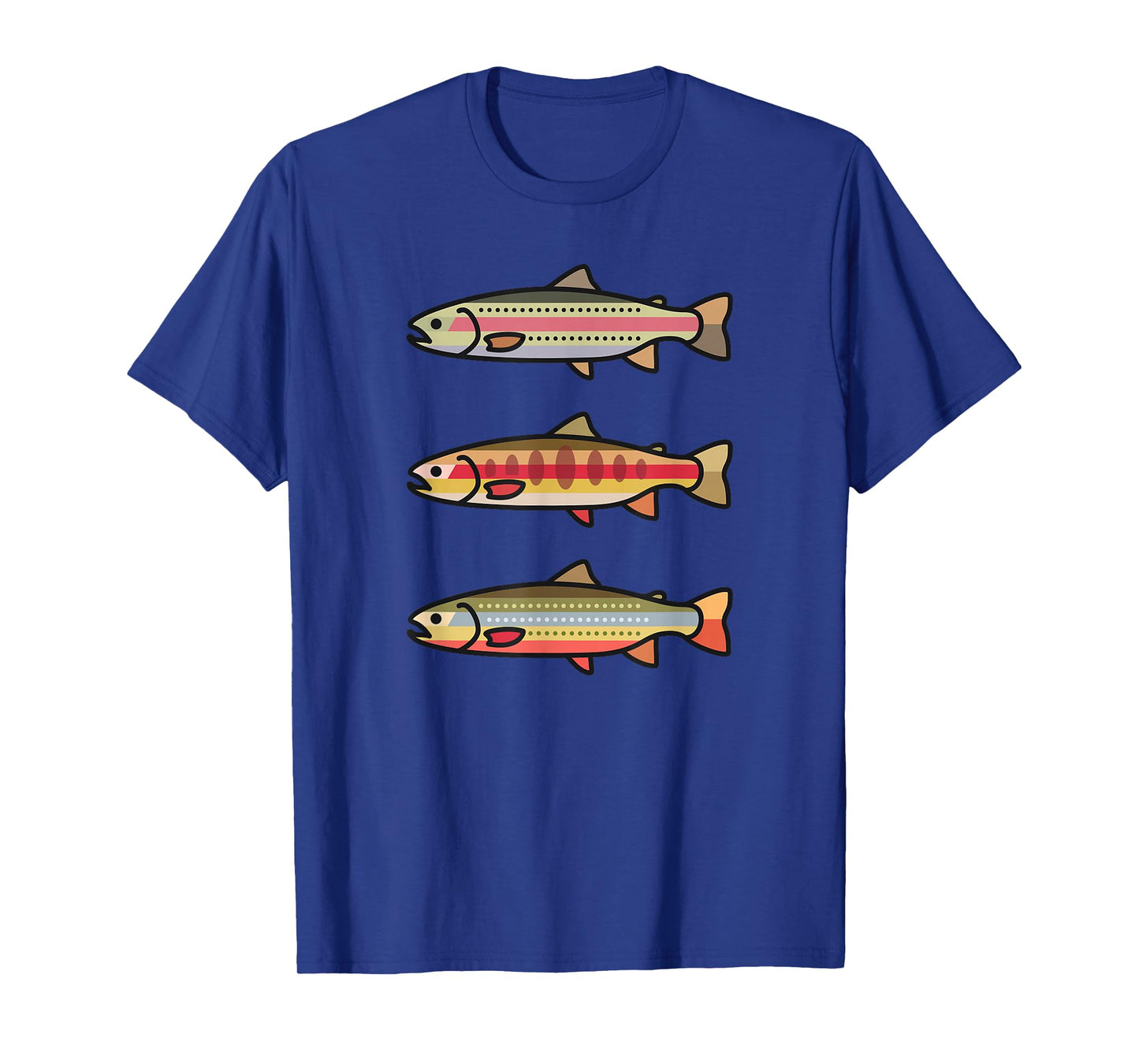 Rainbow Golden Brook Trout T-Shirt Fishing Gift for Anglers T-Shirt