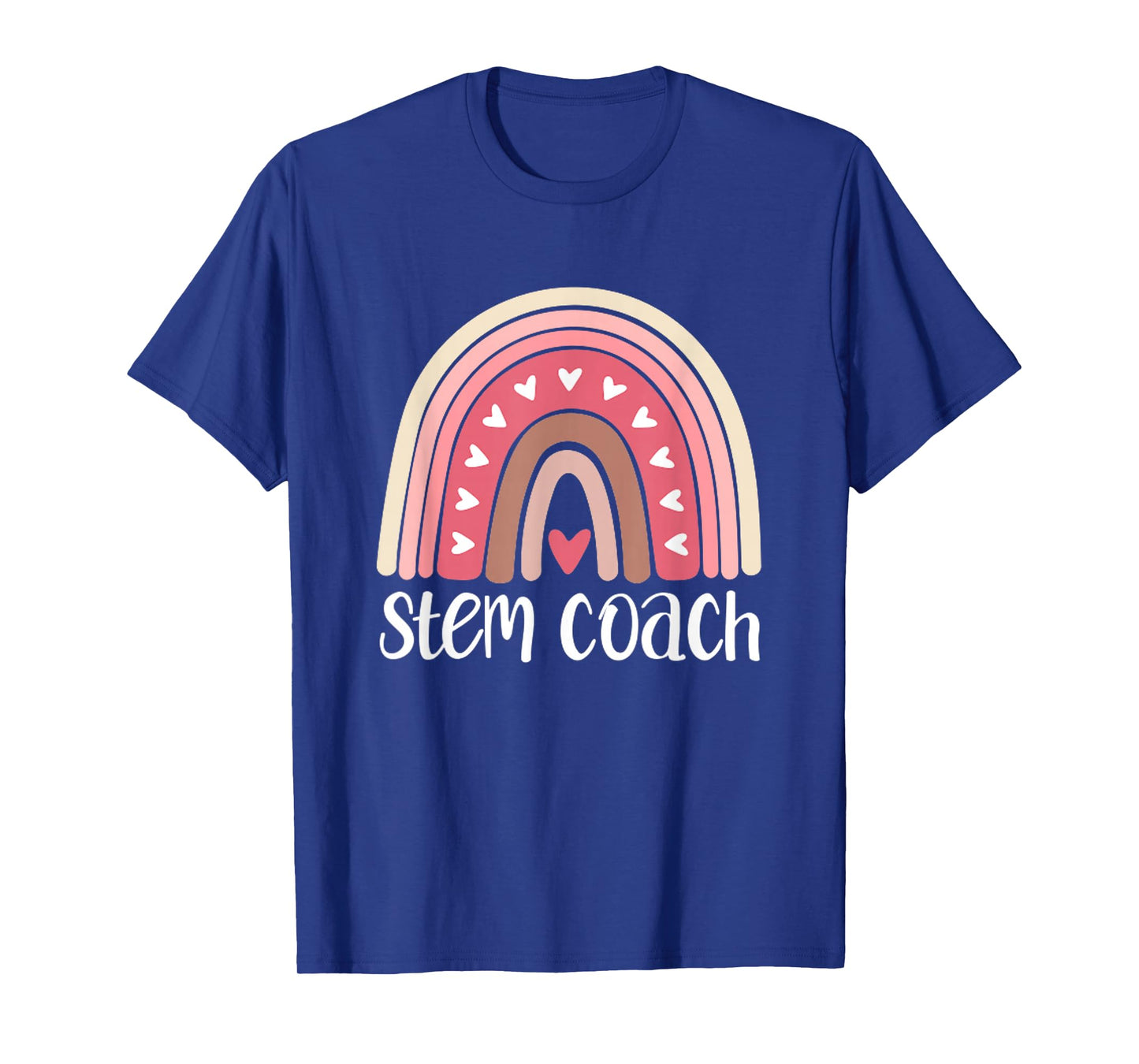 STEM Coach Rainbow Science Technology Engineering Math Teach T-Shirt