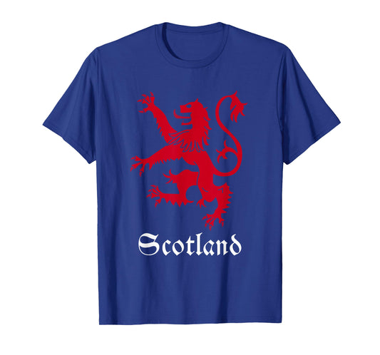 Scottish Lion Rampant T-shirt Scotland Coat Arms Gift Emblem T-Shirt