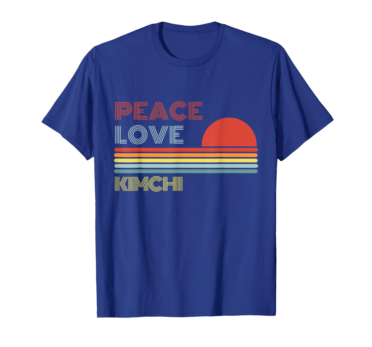 Peace Love Kimchi Retro Vintage T-Shirt