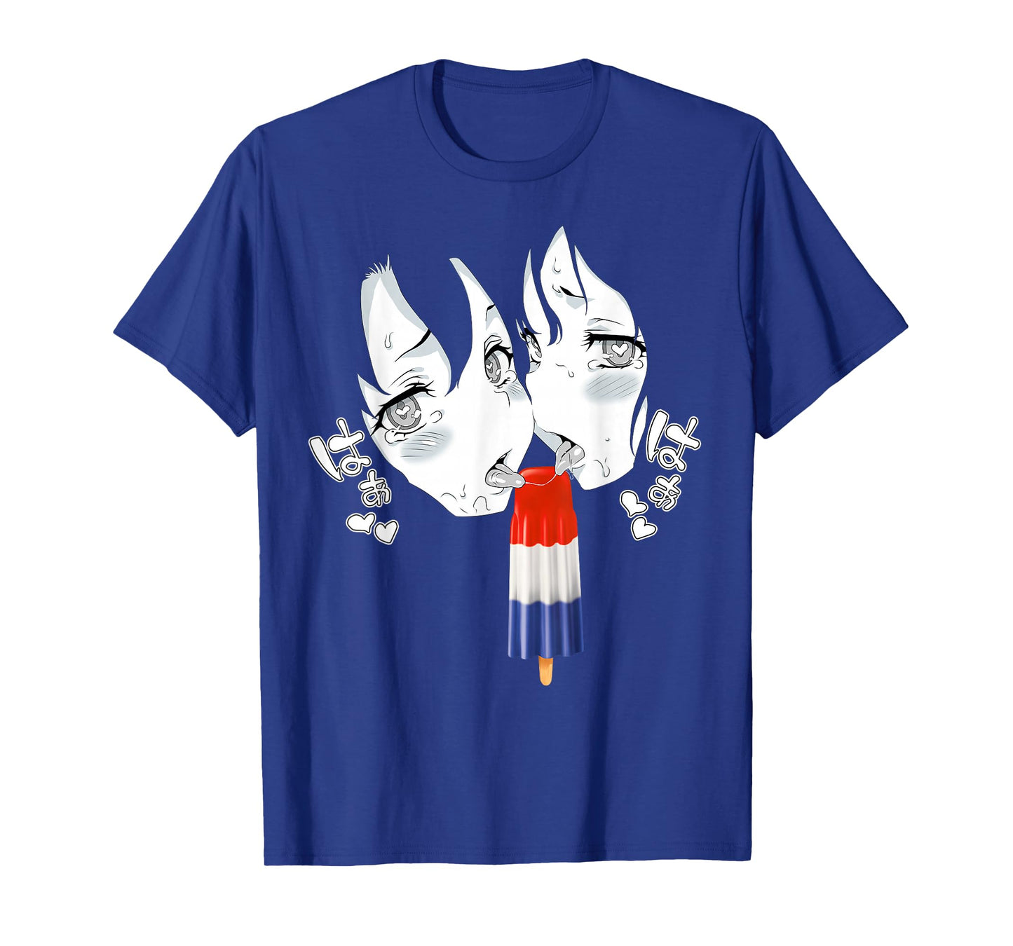 Ahegao Face Tee Anime Manga Hentai Popsicle Apparel T-Shirt