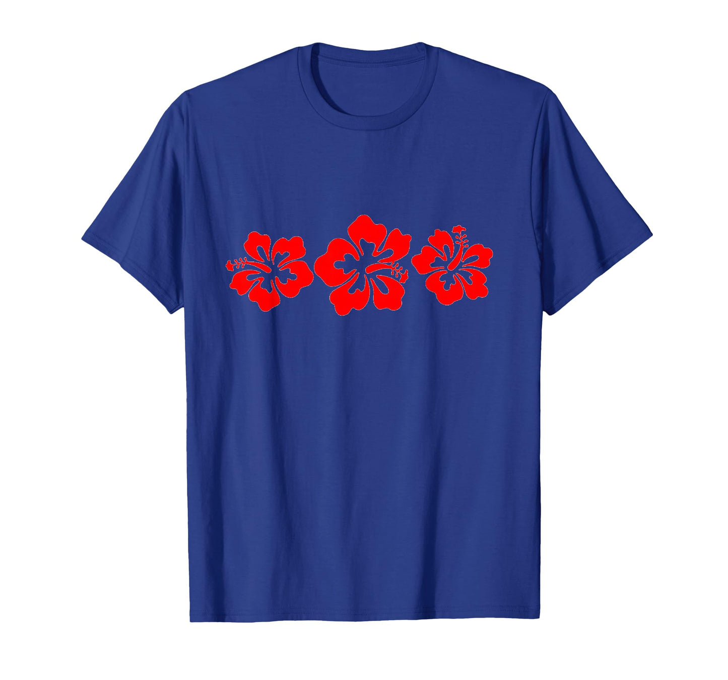 Red Hibiscus Flowers T-Shirt