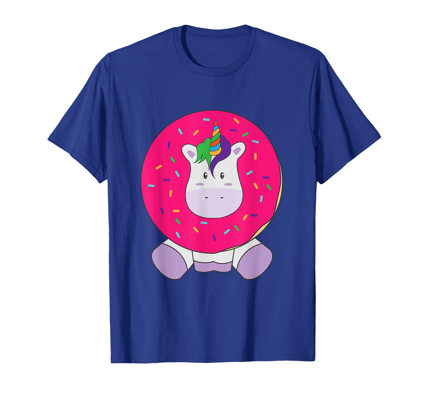 Cute Unicorn Donut Kawaii Girly Women T Shirt T-Shirt