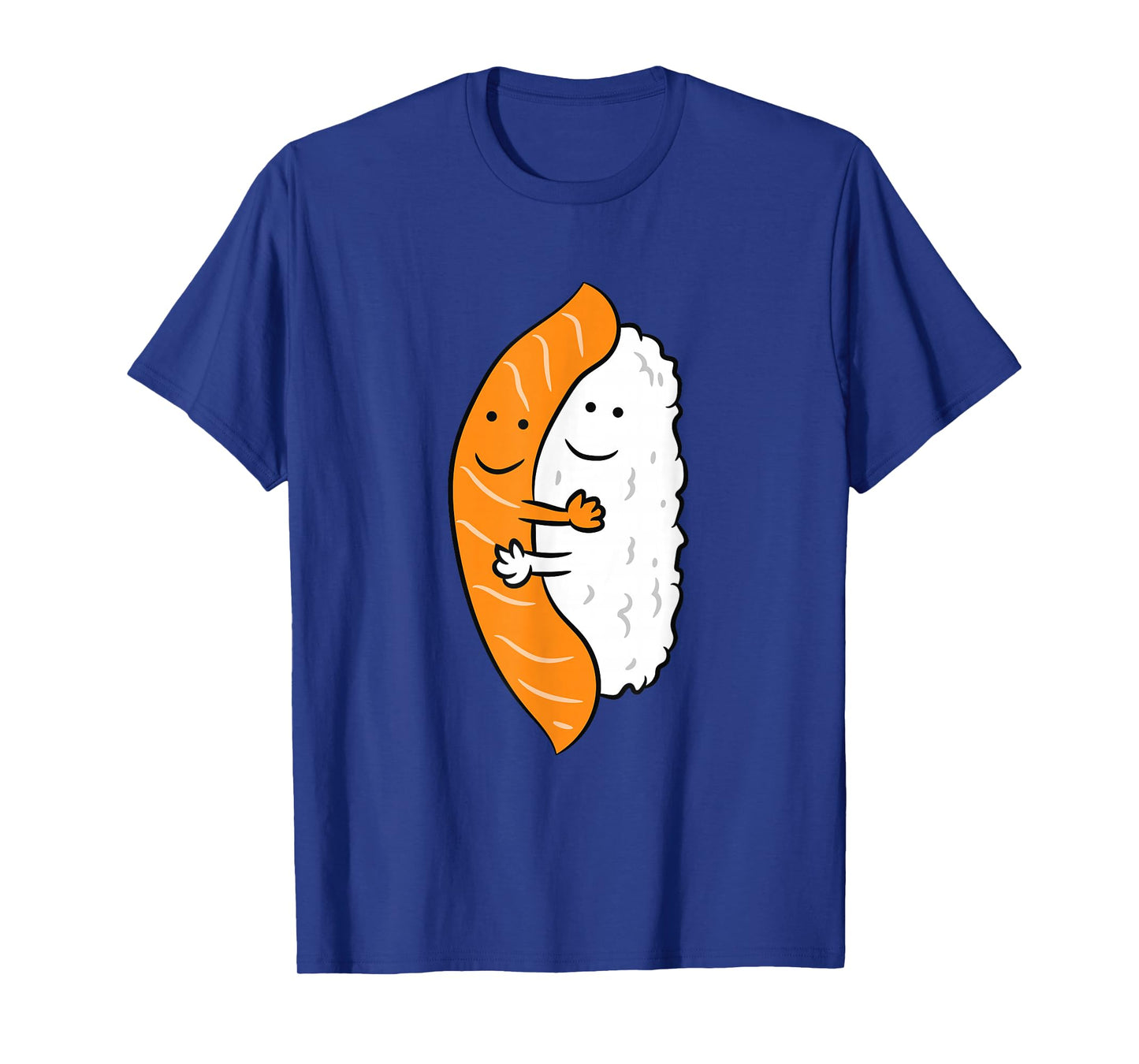 Sushi Hugging Salmon Cute Japanese Sushi T-Shirt