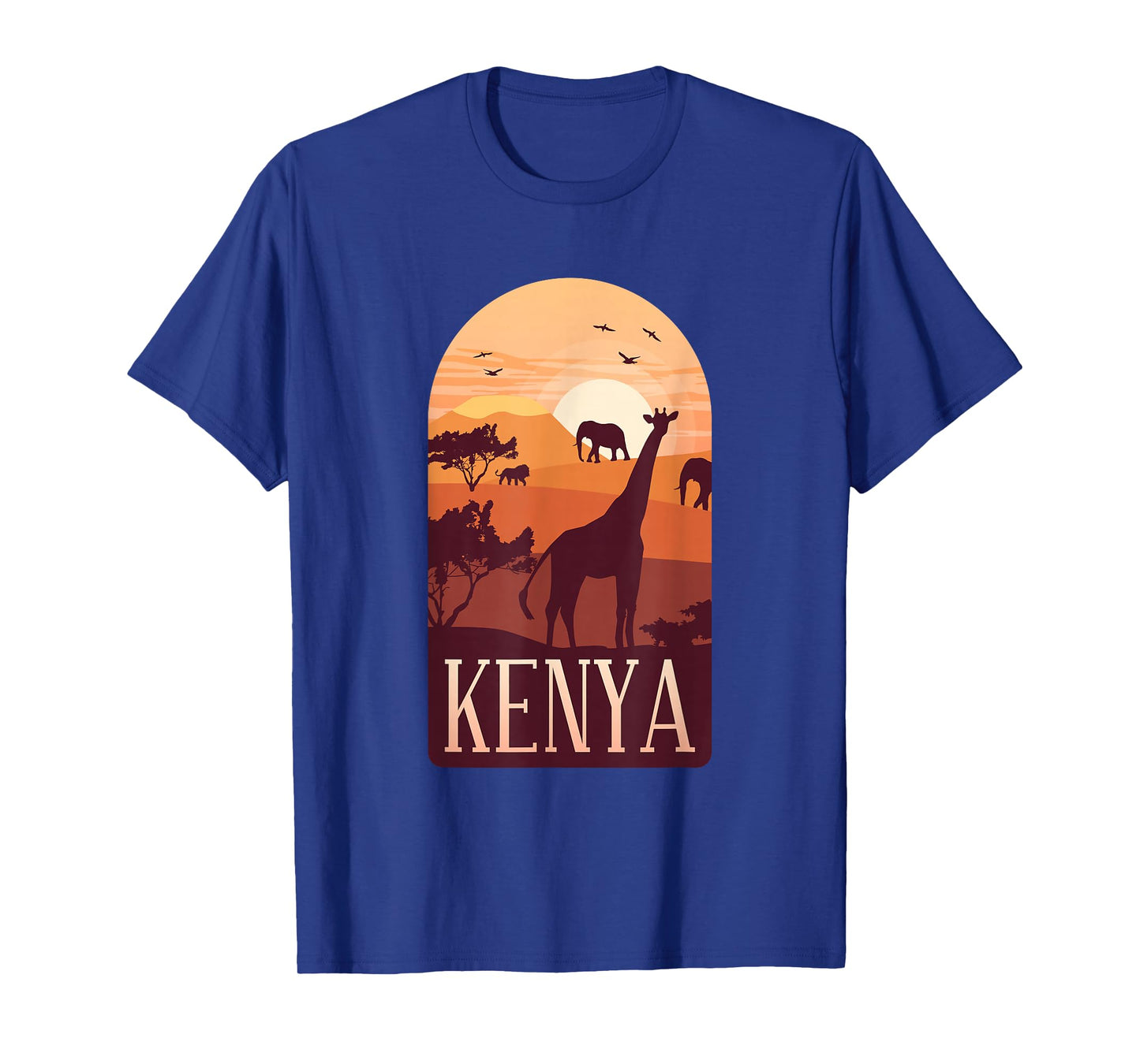 Kenya Love of Wilderness African Life Safari in Kenya Retro T-Shirt